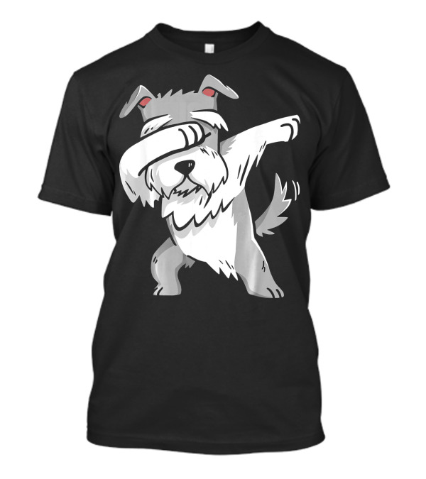 Schnauzer Lover Dab Dance Dog T-Shirt