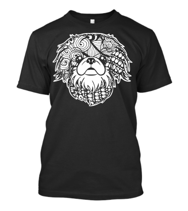 Pekingese Intricate Face T-Shirt