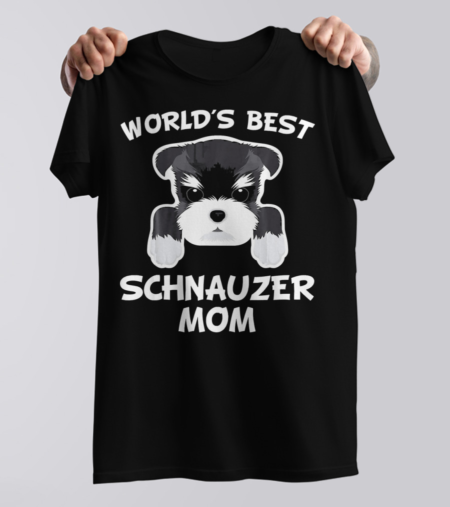 WORLD'S BEST SCHNAUZER MOM DOG OWNER T-Shirt
