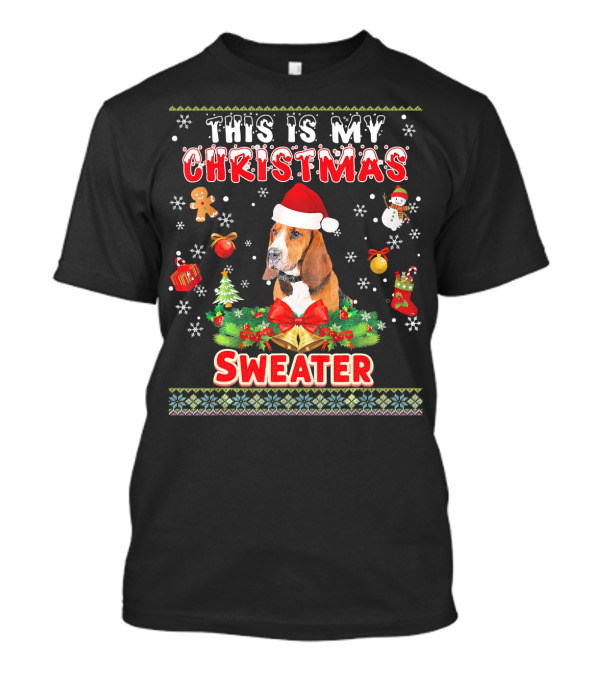 THIS IS MY CHRISTMAS BASSET HOUND T-Shirt