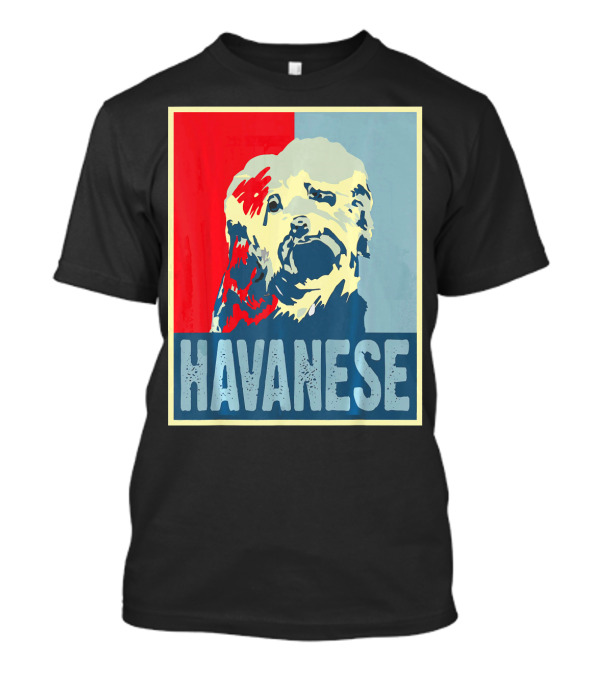 Vintage Retro Havanese Dog Pop T-Shirt
