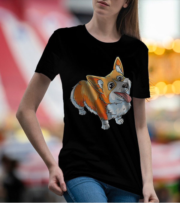 Corgi Dog Lover Cute Animal Puppy T-Shirt