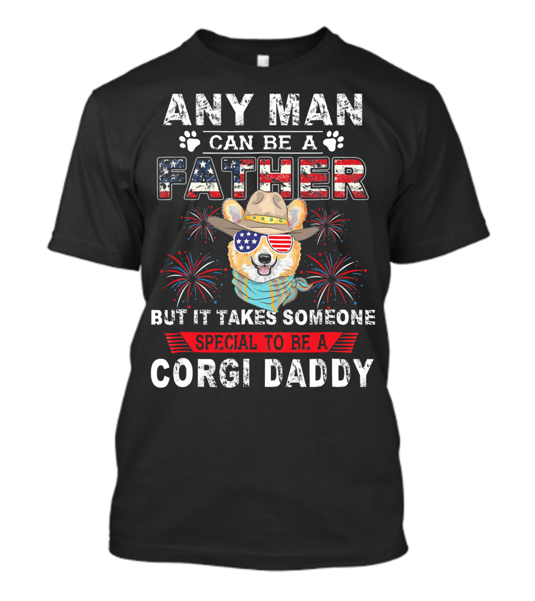 Any Man Can Be A Father But It Takes Someone Special To Be A Corgi Daddy T-Shirt