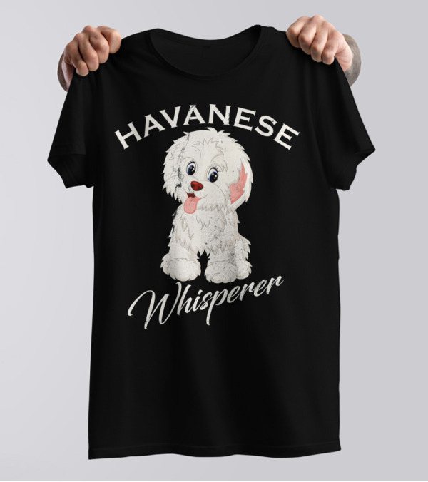 Havanese Whisperer Vintage Havanese T-Shirt