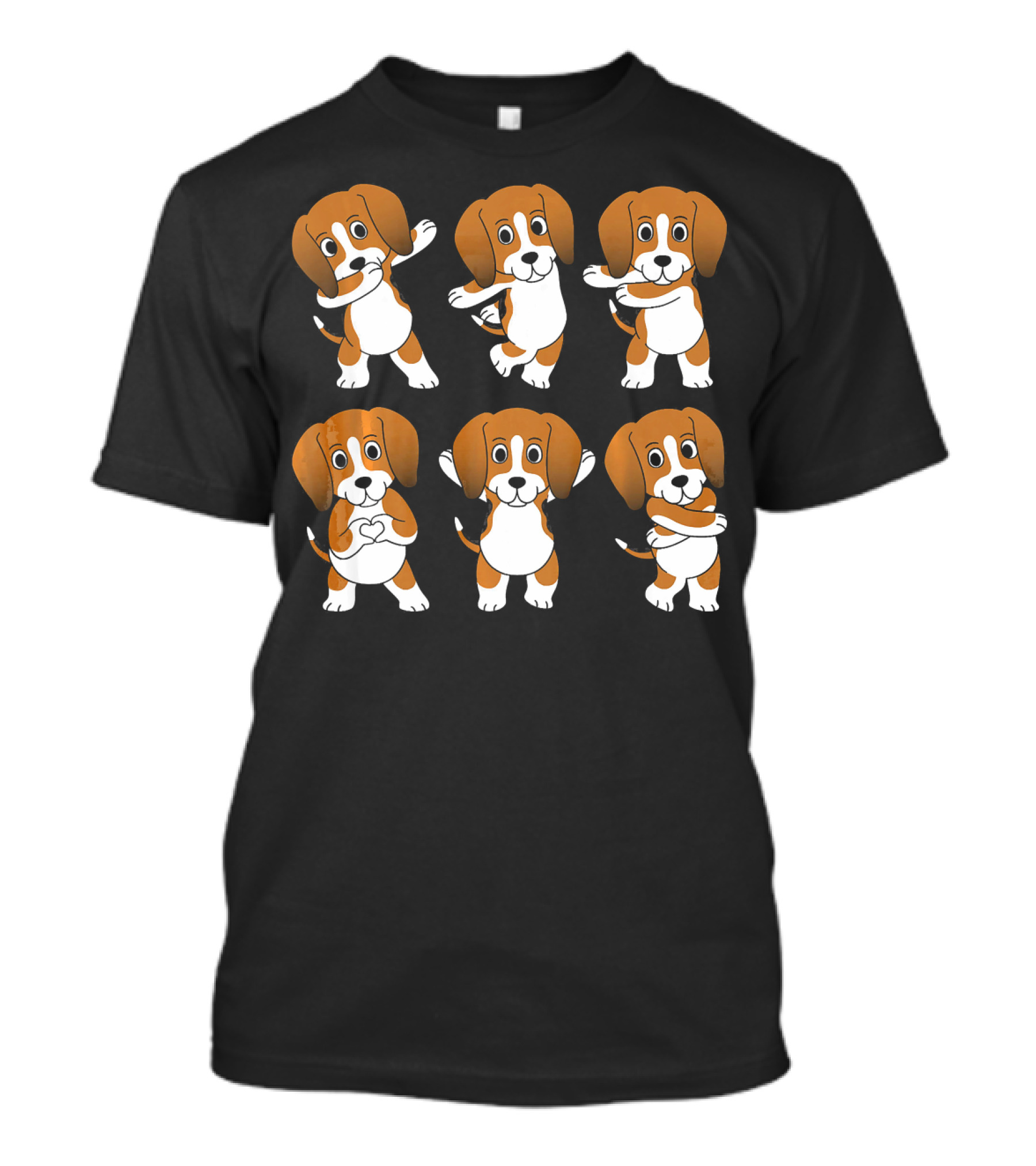 Basset Hound Dance Challenge Funny Dog Moves T-Shirt