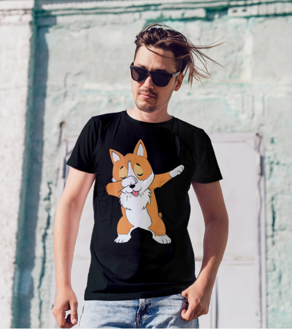 Dabbing Corgi Dab Corgi T-Shirt