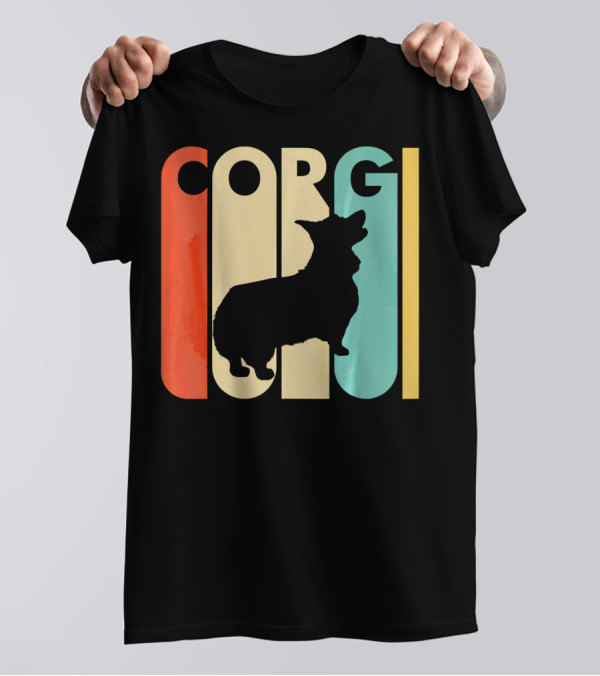 Corgi Retro T-Shirt