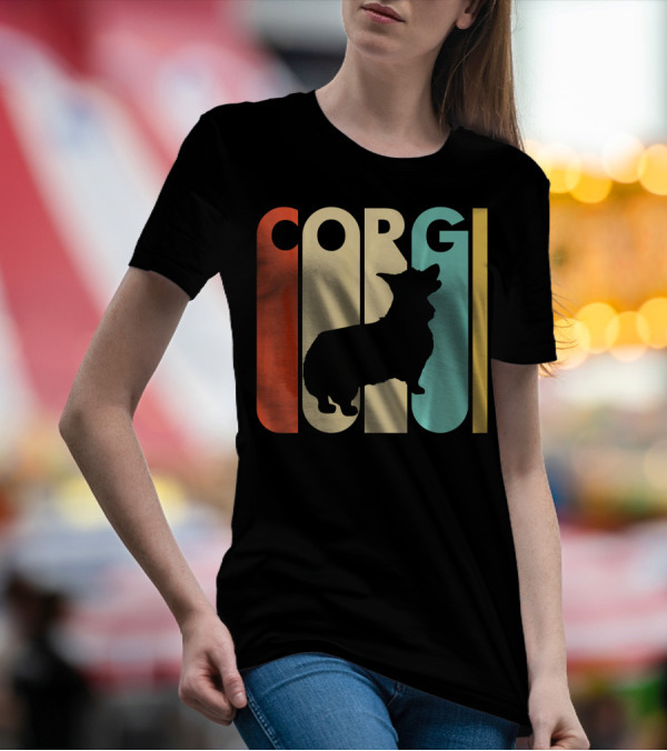 Corgi Retro T-Shirt