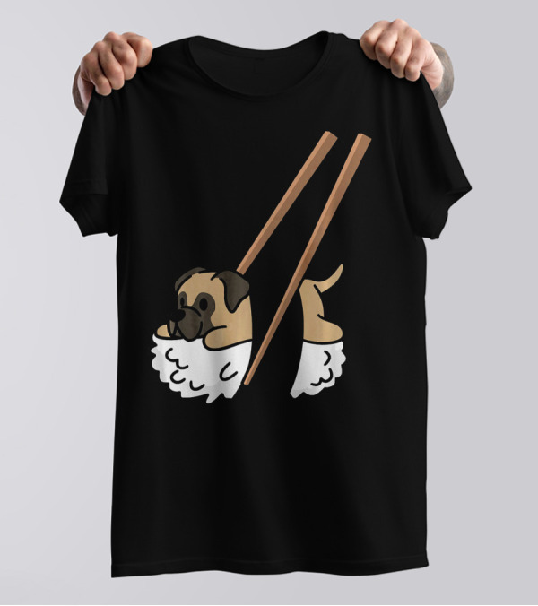 Bullmastiff Sushi Roll Funny Dog T-Shirt