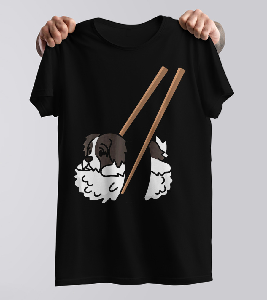 Havanese Sushi Dog With Chopsticks T-Shirt