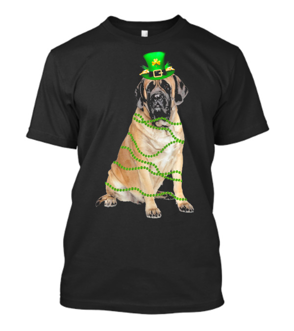 English Mastiff St Patricks Day With LED Light Hat T-Shirt