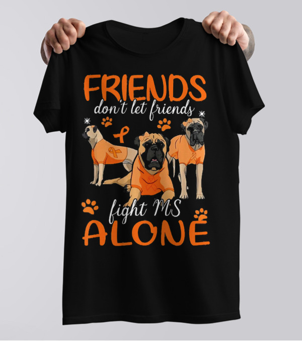 Friends Don't Let Friends Fight MS Alone T-Shirt
