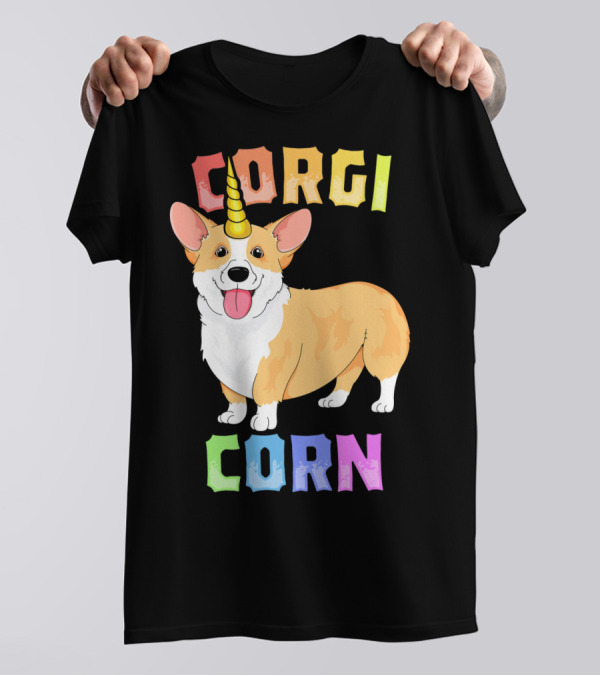 Corgi Corn Corgicorn Unicorn T-Shirt