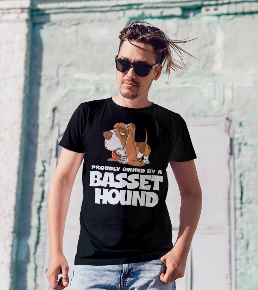 Proudly Owned By A Basset Hound T-Shirt