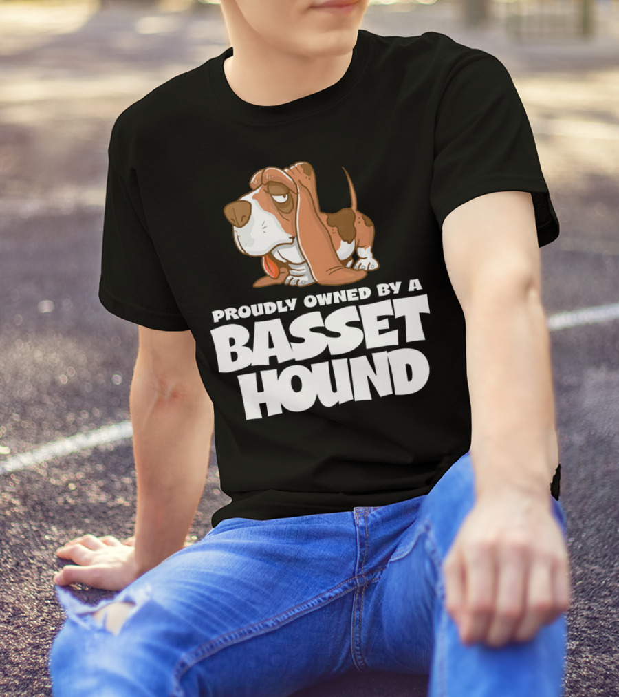 Proudly Owned By A Basset Hound T-Shirt