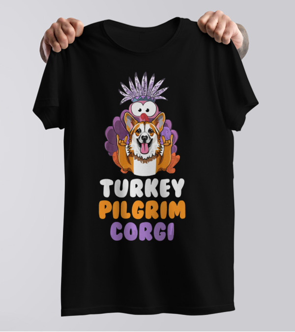 TURKEY PILGRIM CORGI T-Shirt
