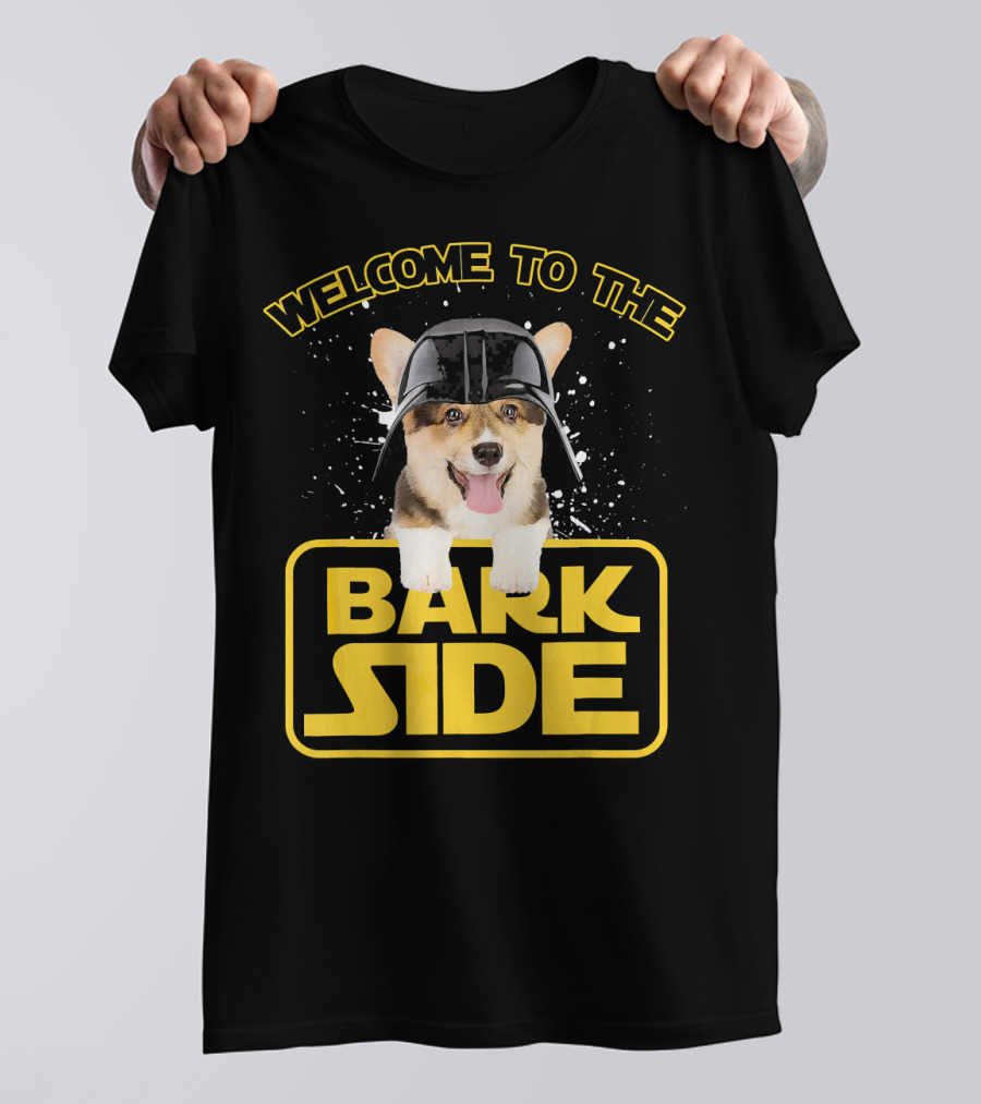 Welcome To The Bark Side Cool Corgi Wear Friendly Pembroke T-Shirt