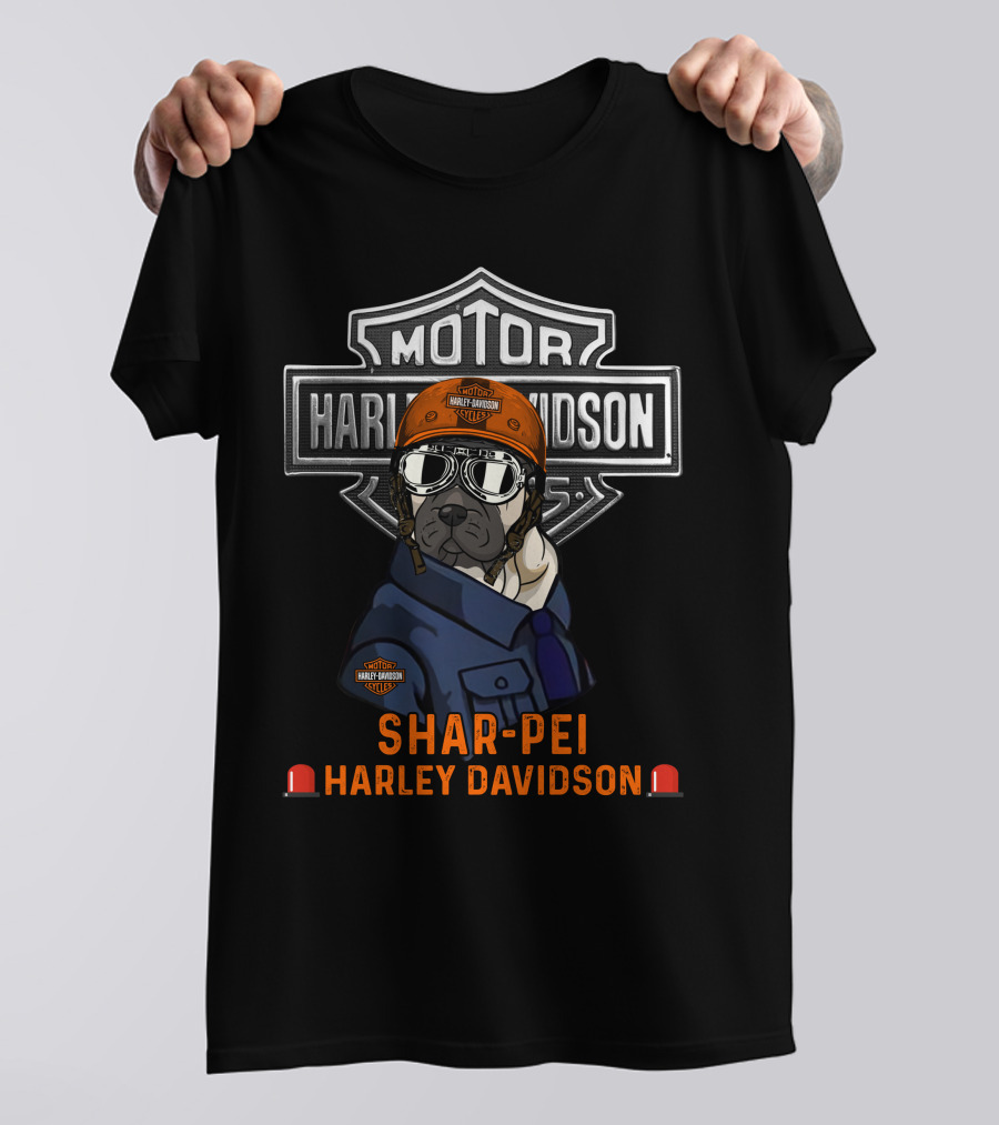 Motor Harley Davidson Shar-Pei Hdteex 112V3 T-Shirt