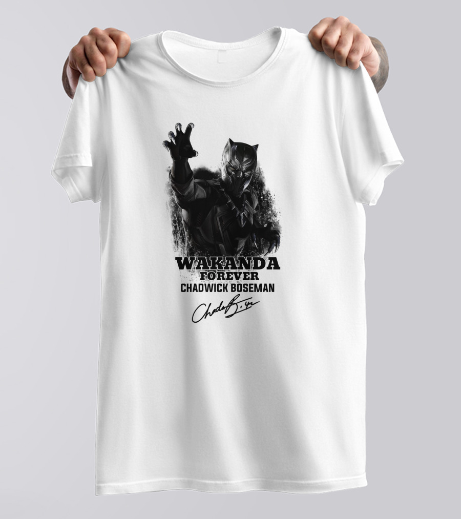 Wakanda Forever Chadwick Boseman T-Shirt