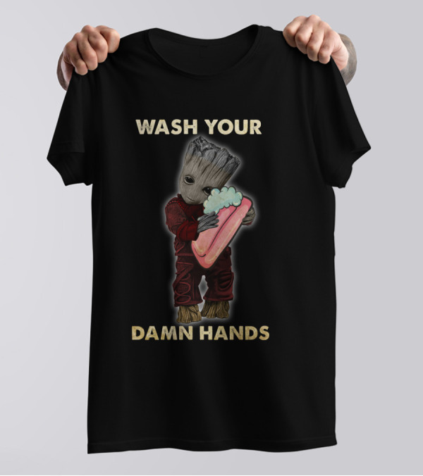 WASH YOUR DAMN HANDS G HUG SOAP T-Shirt