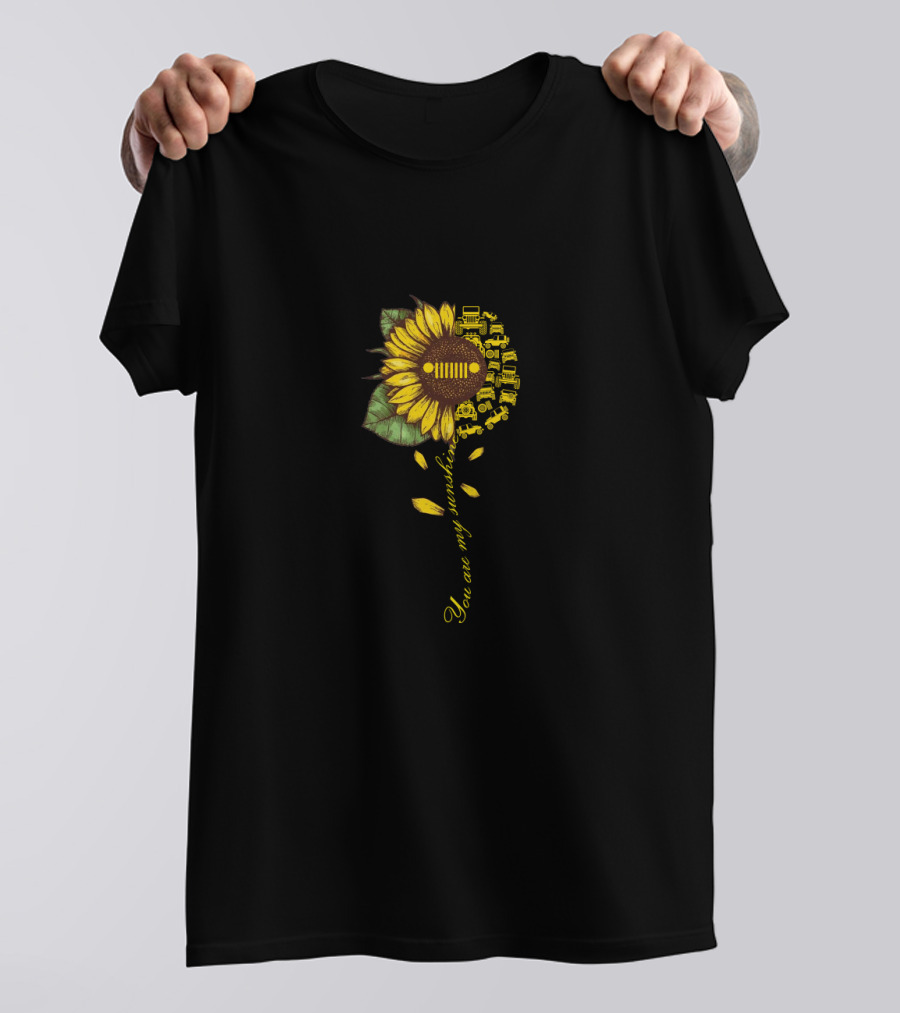 Jeep Sunflower You Are My Sunshine T-Shirt