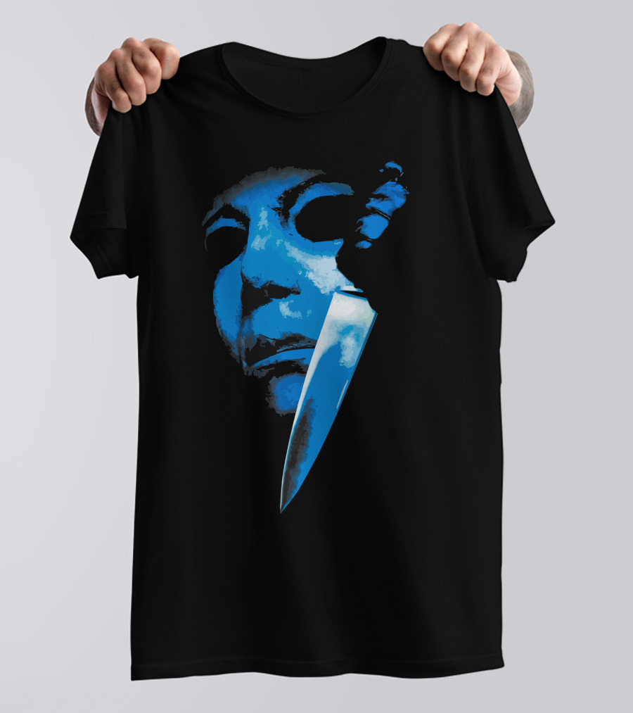 Halloween The Curse Of Michael Myers Knife Mask Iconic Horror T-Shirt