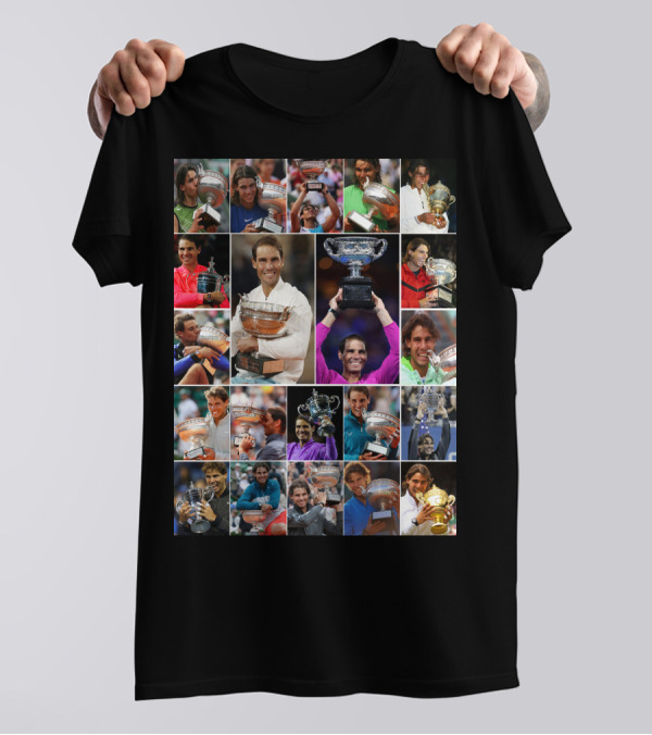 Nadal Trophy Collection 21 Grand Slam Victories T-Shirt