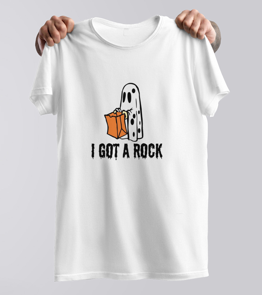 I Got A Rock Ghost Cartoon Halloween Essential T-Shirt