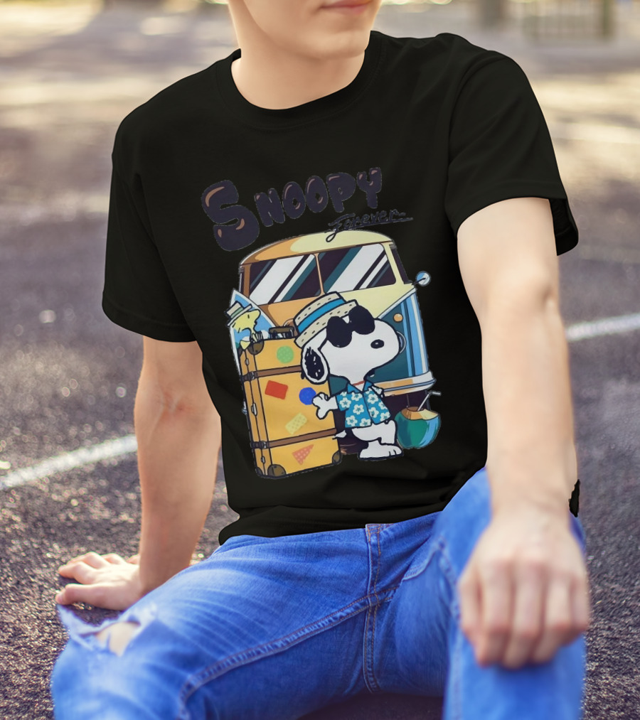Snoopy Forever Vintage Travel Adventure T-Shirt