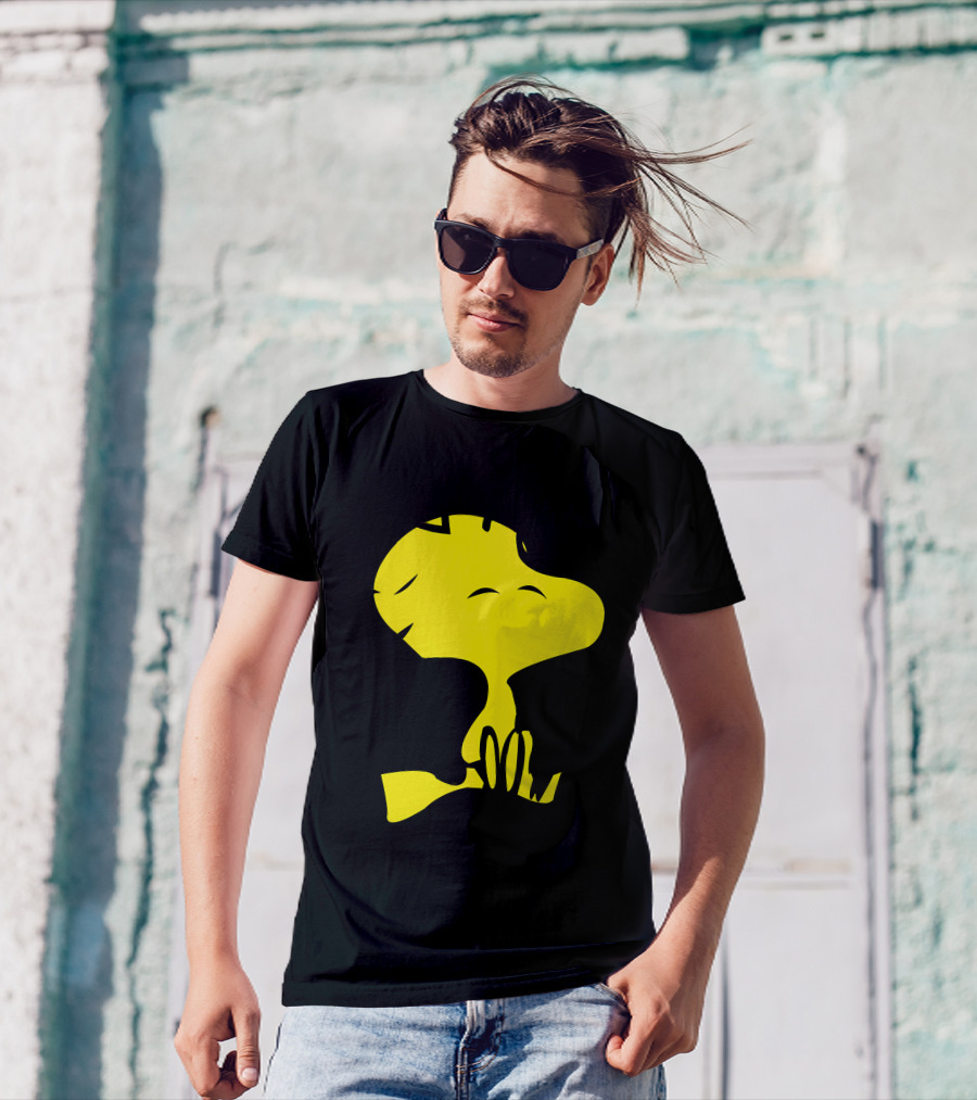 Woodstock Peanuts Cartoon Character Yellow Bird T-Shirt