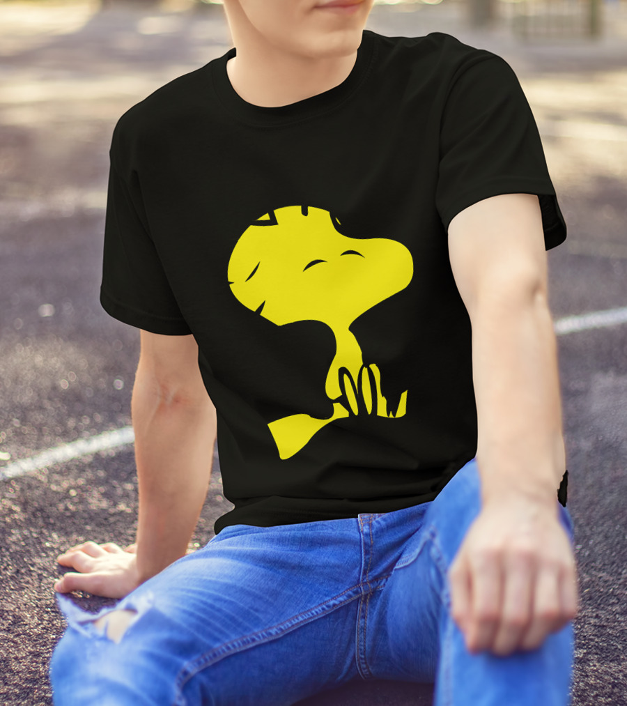 Woodstock Peanuts Cartoon Character Yellow Bird T-Shirt