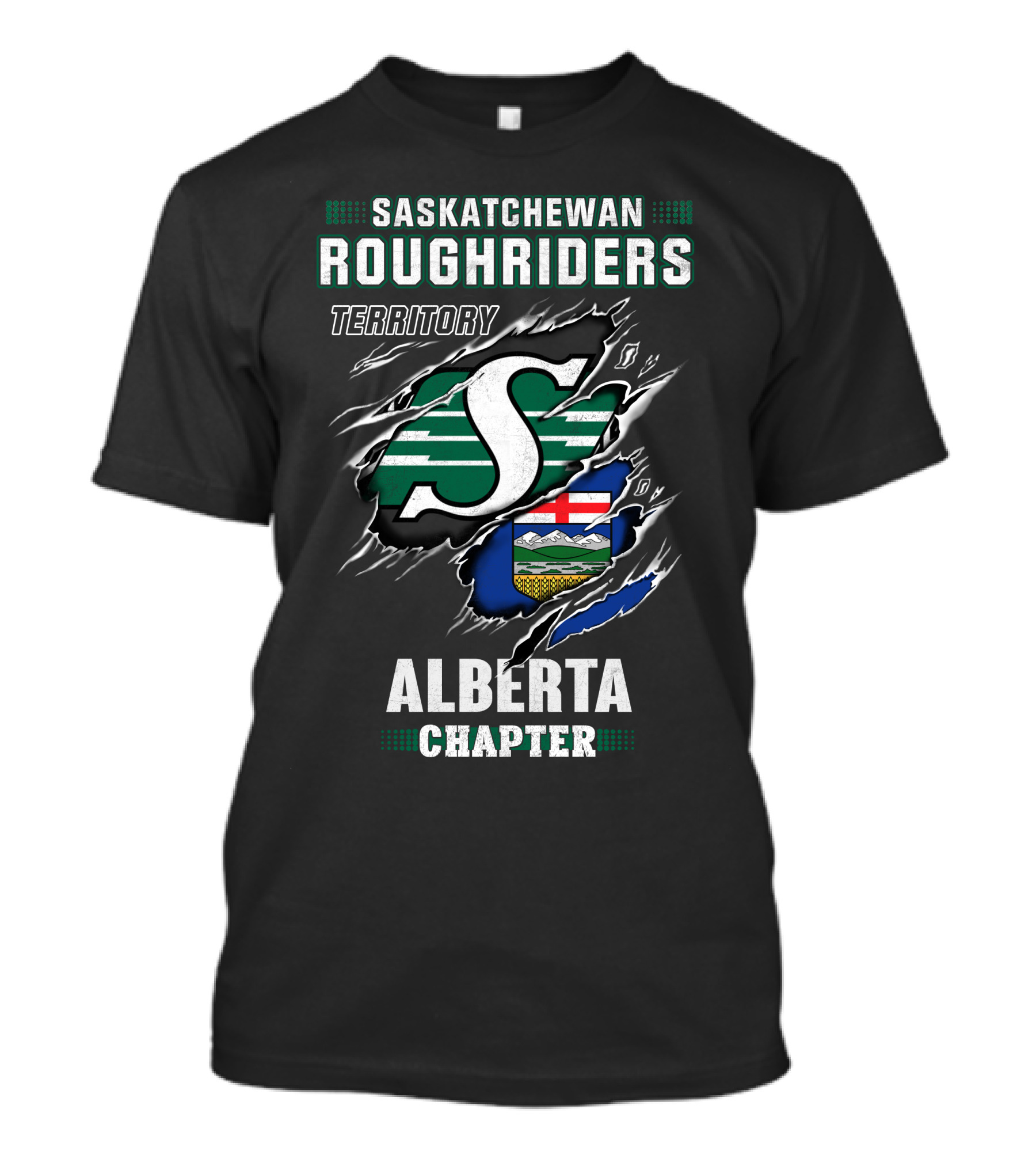Saskatchewan Roughriders Territory Alberta Chapter T-Shirt