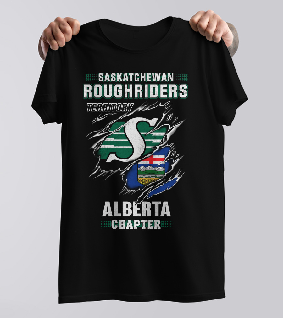 Saskatchewan Roughriders Territory Alberta Chapter T-Shirt