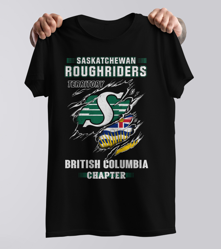 Saskatchewan Roughriders Territory British Columbia Chapter T-Shirt