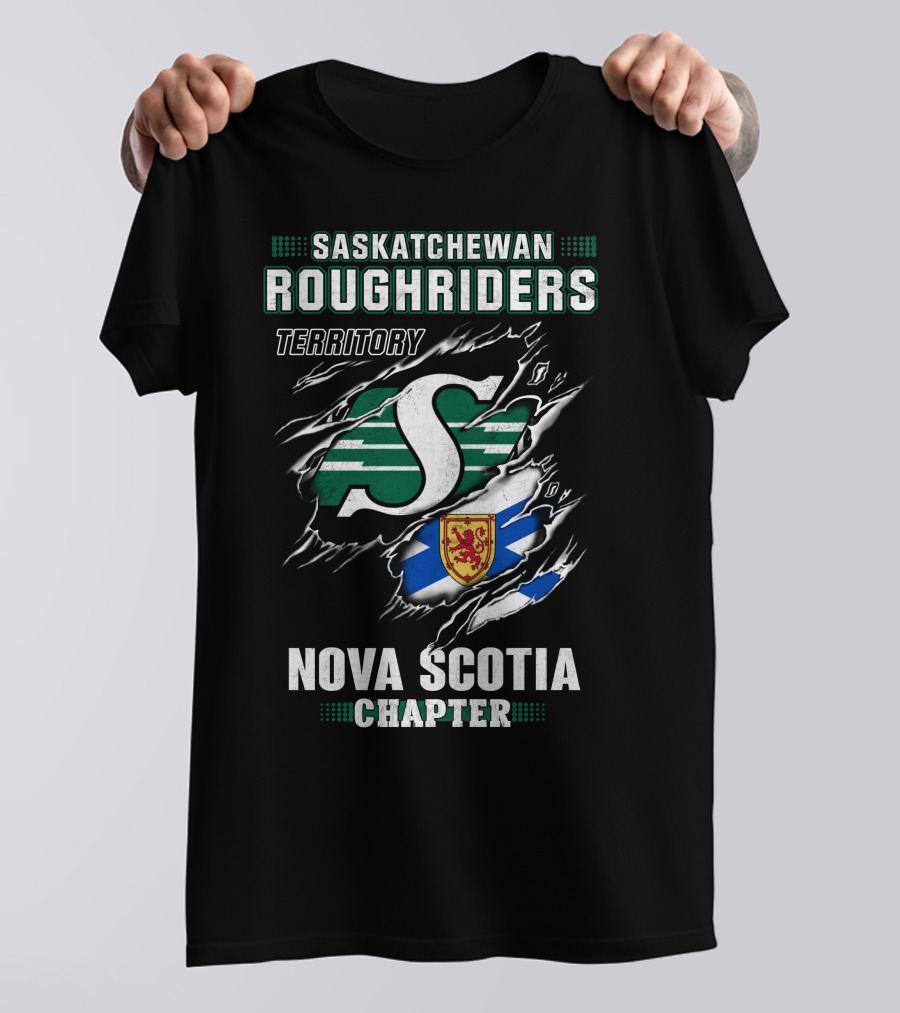 Saskatchewan Roughriders Territory Nova Scotia Chapter T-Shirt