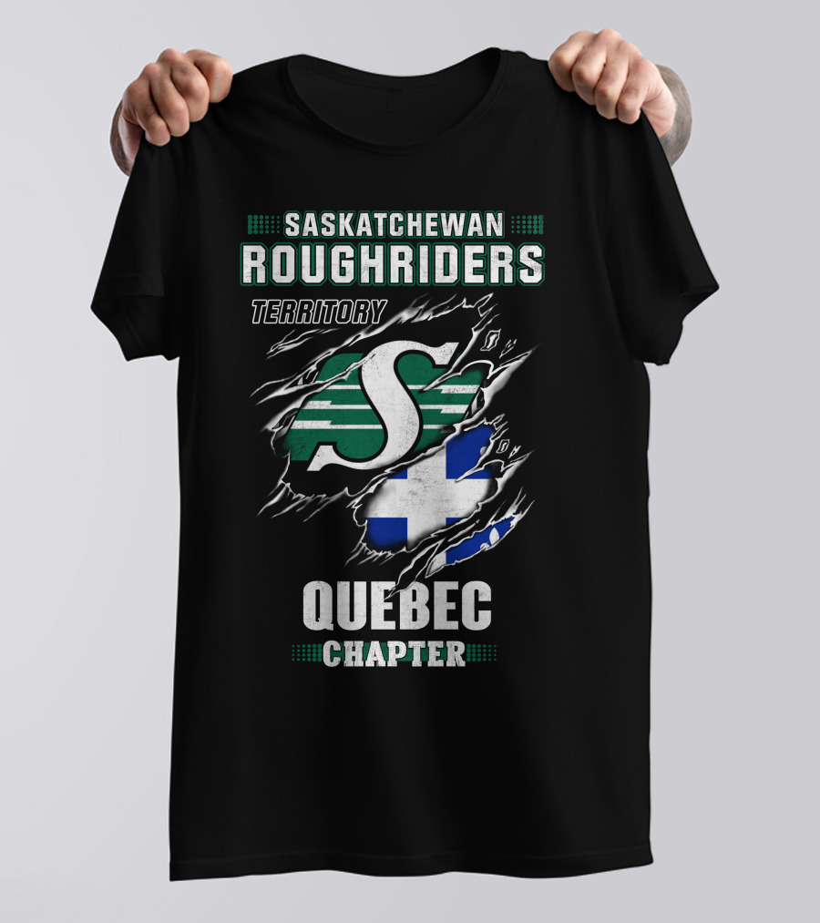 Saskatchewan Roughriders Territory Quebec Chapter T-Shirt