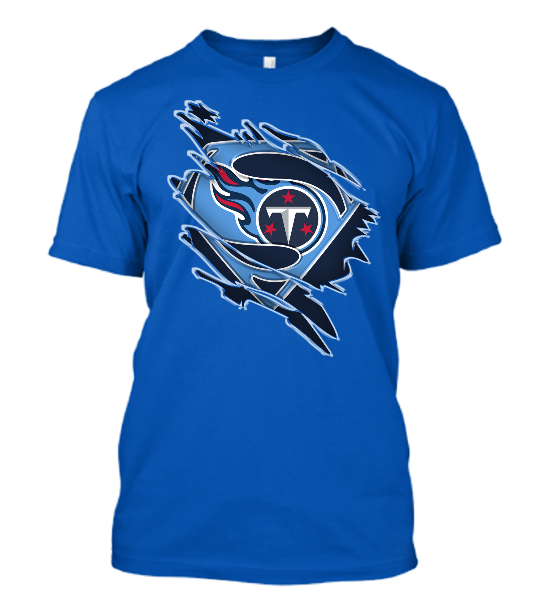 Tennessee Titans Superman Logo Fusion T-Shirt