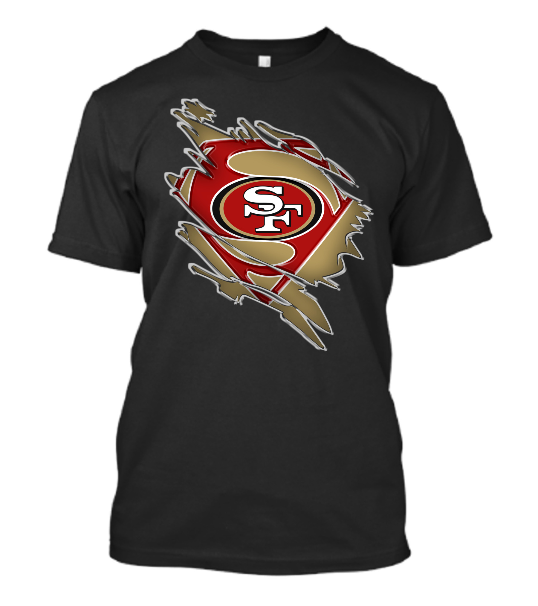 49ers Sf Superman Shield T-Shirt