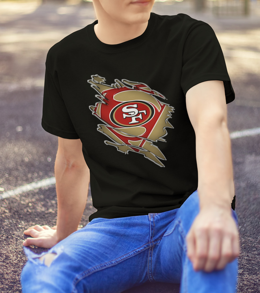 49ers Sf Superman Shield T-Shirt