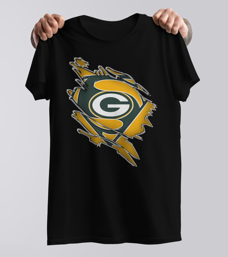 Packers Super Logo Hero Fan Gear T-Shirt