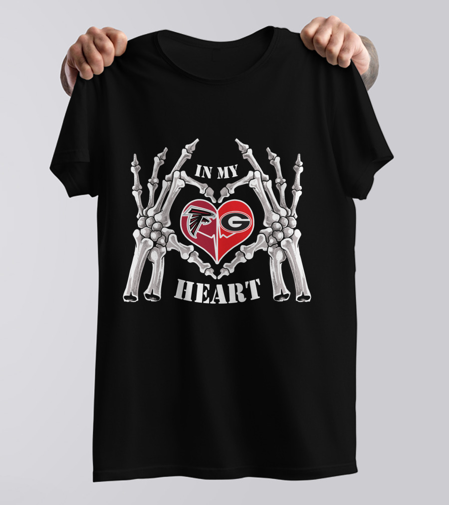 In My Heart Falcons Bulldogs T-Shirt