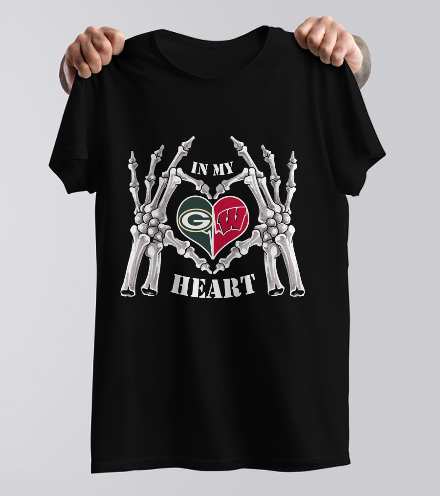 Packers Badgers In My Heart T-Shirt