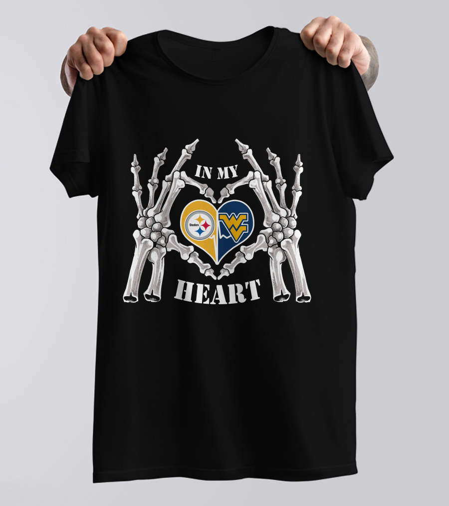 In My Heart Steelers Mountaineers T-Shirt