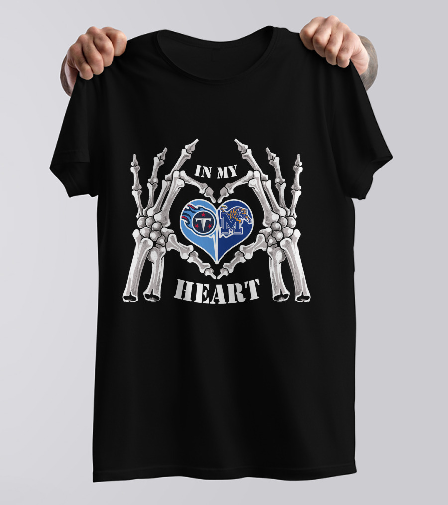 Titans Memphis Tigers In My Heart T-Shirt