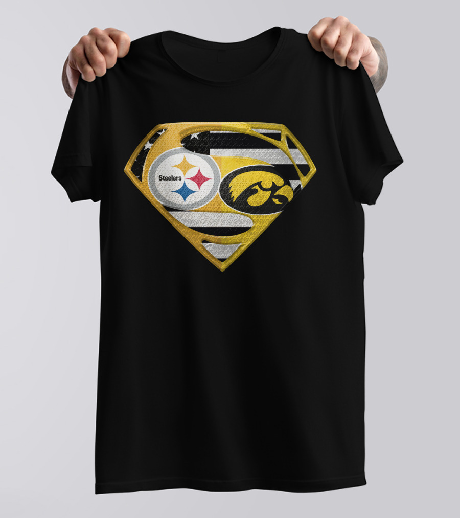 Steelers Superhero Hawkeyes Shield T-Shirt