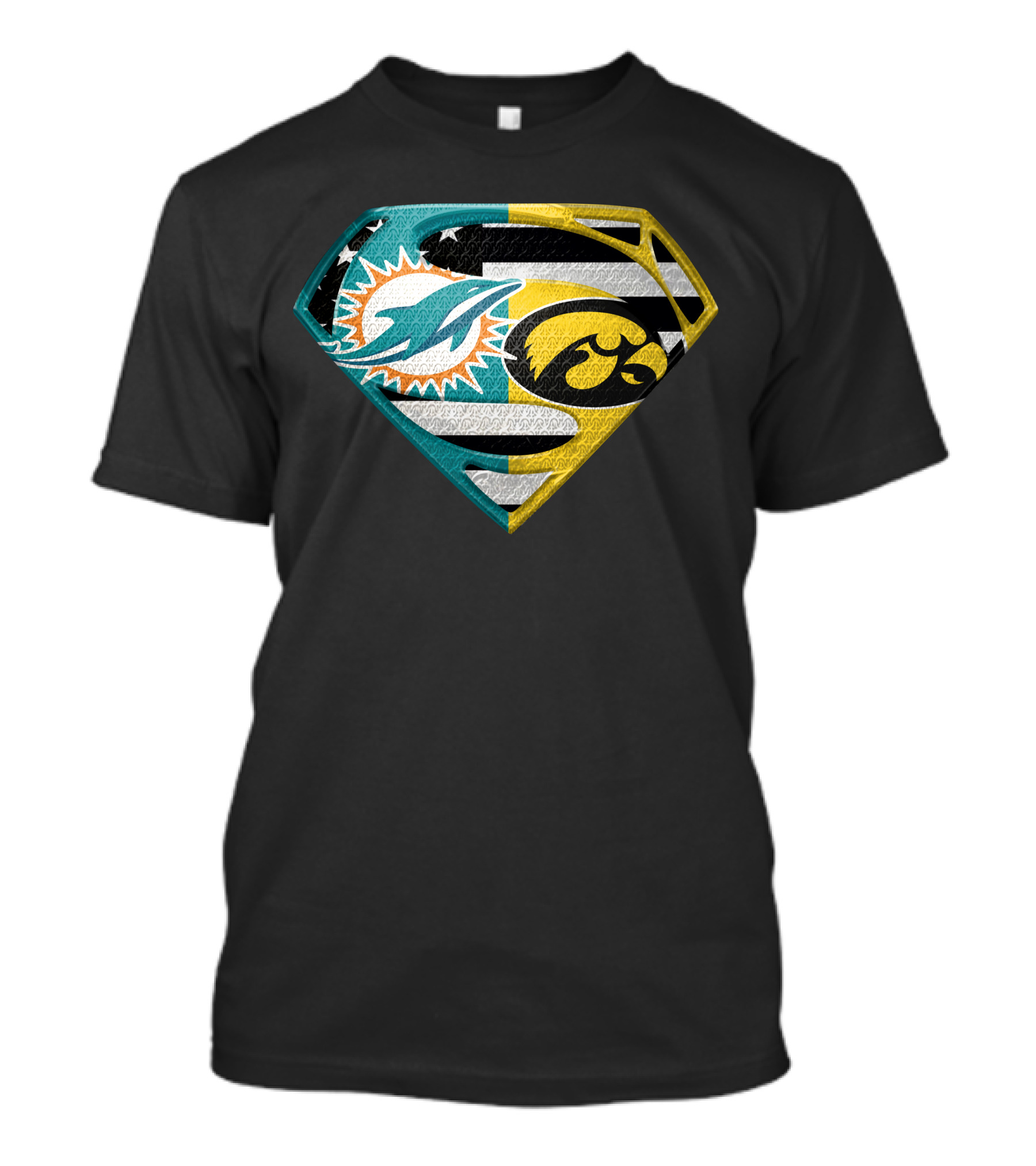 Miami Dolphins Iowa Hawkeyes Super T-Shirt