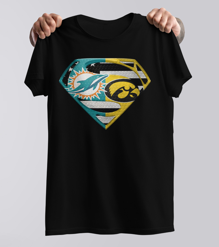 Miami Dolphins Iowa Hawkeyes Super T-Shirt