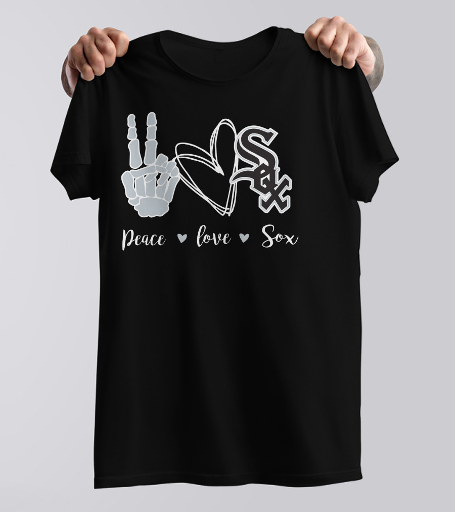 Peace Love Chicago White Sox T-Shirt