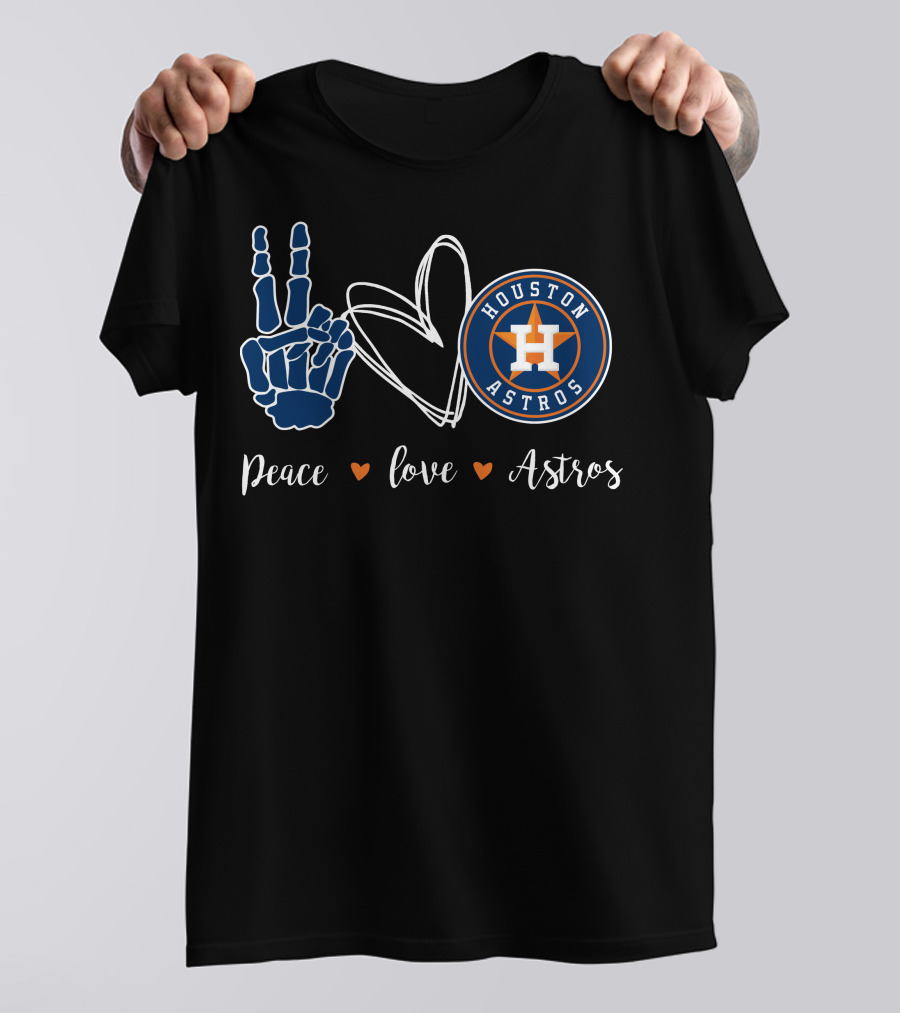 Peace Love Houston Astros T-Shirt