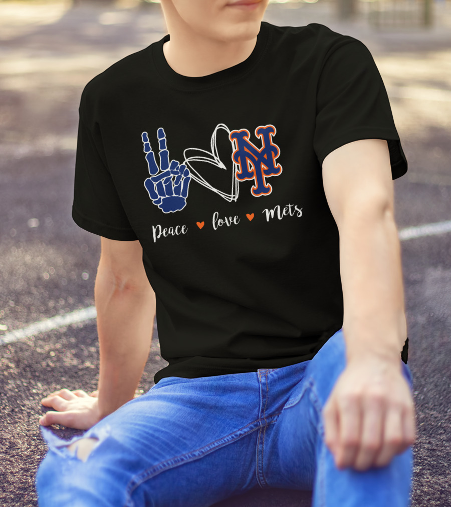 Peace Love New York Mets T-Shirt